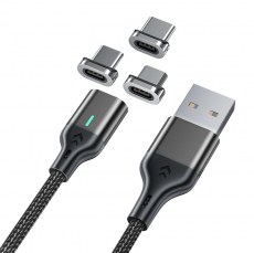 3A Magnetic Charging cable 3 in 1 Data cable