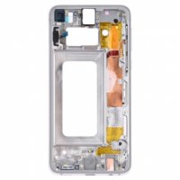 Middle Frame Bezel Plate with Side Keys for Samsung Galaxy S10e SM-G970F DS, SM-G970U, SM-G970W (White)