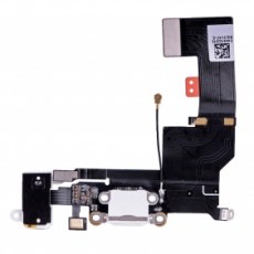 Charging Port Flex Cable Ribbon - White for iPhone SE