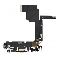 USB Charging Port With MicroPhone Headphone Audio Jack Flex Cable for iPhone 15 Pro