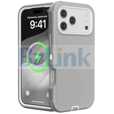 3IN1 Military Grade Anti-Drop Protection Shockproof Cover for IPhone 17