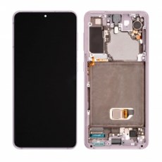 OLED Screen Assembly with Frame - Violet for Samsung Galaxy S21