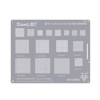 Qianli 0.12mm Thickness BGA Reballing Stencil 0.3/0.35/0.4/0.5 Square Hole