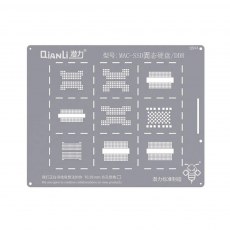 Qianli 0.12MM QS 93 BGA Reballing Stencil Planting Tin Plate for MAC SSD DDR