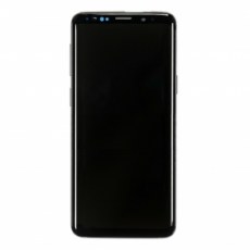 LCD Screen Digitizer Assembly with Frame - Black for Samsung Galaxy S9 SM-960