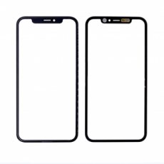 Front Glass with Frame Bezel assembled OCA Film for iPhone 11