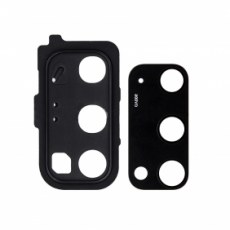 Rear Camera Holder with Lens - Black for Samsung Galaxy S20