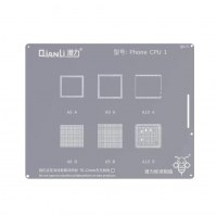 Qianli 0.12MM BGA Reballing Stencil Planting Tin Plate for IPhone CPU A8 A9 A10 A11 A12 A13 A14