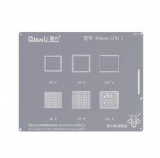 Qianli 0.12MM BGA Reballing Stencil Planting Tin Plate for IPhone CPU A8 A9 A10 A11 A12 A13 A14