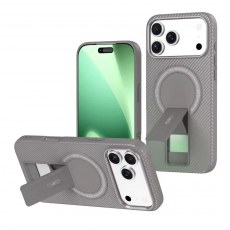 Shockproof Invisible Stand Magnetic Case for iPhone 17