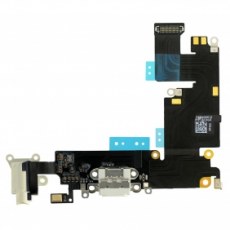 Headphone Jack with Charging Connector Flex Cable - White for iPhone 6 Plus