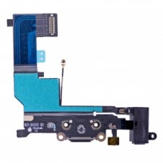 Charging Port Flex Cable Ribbon - Black for iPhone SE