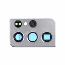 Rear Camera Holder with Lens - Silver for Samsung Galaxy S21 Ultra