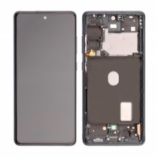 OLED Screen Assembly with Frame - Cloud Navy for Samsung Galaxy S20 FE 5G