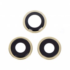 Rear Camera Holder with Lens - Gold for iPhone 12 Pro