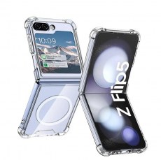 Transparent Magnetic For Magsafe Case for Samsung Galaxy Z Flip 5