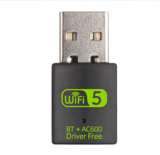 802.11ac 600Mbps 5Ghz 2 in 1 Dual band usb BT4.2 wifi adapter wifi dongle