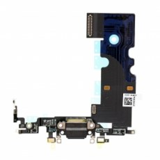 Charging Connector Assembly - Black for iPhone 8