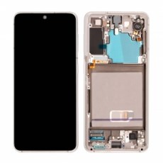 OLED Screen Assembly with Frame - White for Samsung Galaxy S21