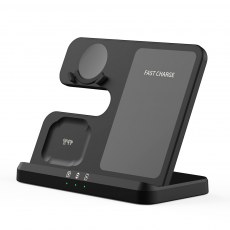 3 in 1 15W Fast Qi Wireless Charging Dock Station