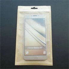 50pcs/Lot Plastic Grind Arenaceous +Kraft Paper Bags,Zipper Lock Bags For Samsung Iphone Case Package