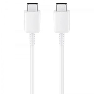 Samsung EP-DW767JBE 6ft Dual USB-C Super Fast Charging Cable - White