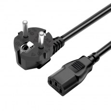 CEE VDE 3GX0.75 Square Extension Line Tail AC Power Cord