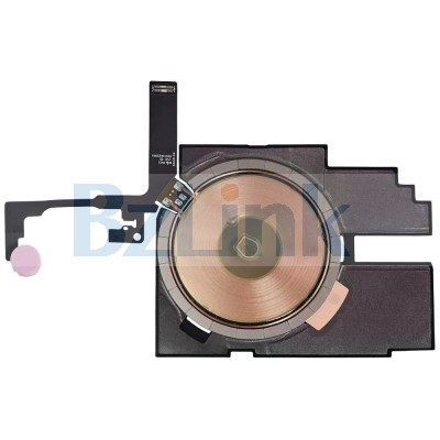 Wireless Charger Charging Panel Coil Volume Button Flex Cable With Sticker for iPhone 16 Pro