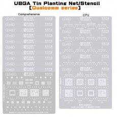 Amaoe UBGA Tin Planting QSD/QSU/Comprehensive Net/CPU Net/Qualcomm Universal Steel Net BGA Reballing Stencil