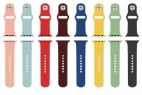 Classic design silicone Loop Strap for Apple Watch Band 45mm 49mm