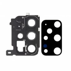 Rear Camera Holder with Lens - Black for Samsung Galaxy S20 Plus