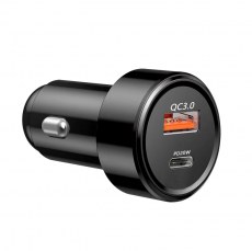 PD USB-C QC3.0 38w Dual Smart Chip Car Charger