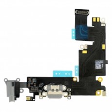 Headphone Jack with Charging Connector Flex Cable - Dark Gray for iPhone 6 Plus