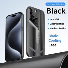 Heat dissipation Blade Cooling Phone Case For iPhone 16 15 14