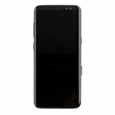 LCD Screen Assembly with Frame - Black for Samsung Galaxy S8 SM-G950